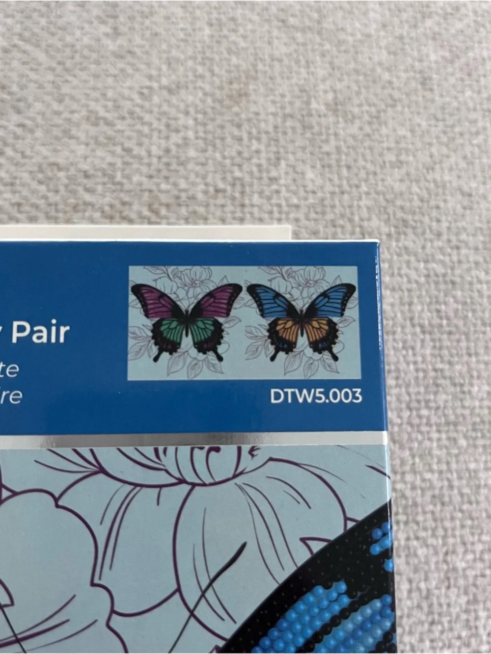 Diamond Dotz twins butterfly